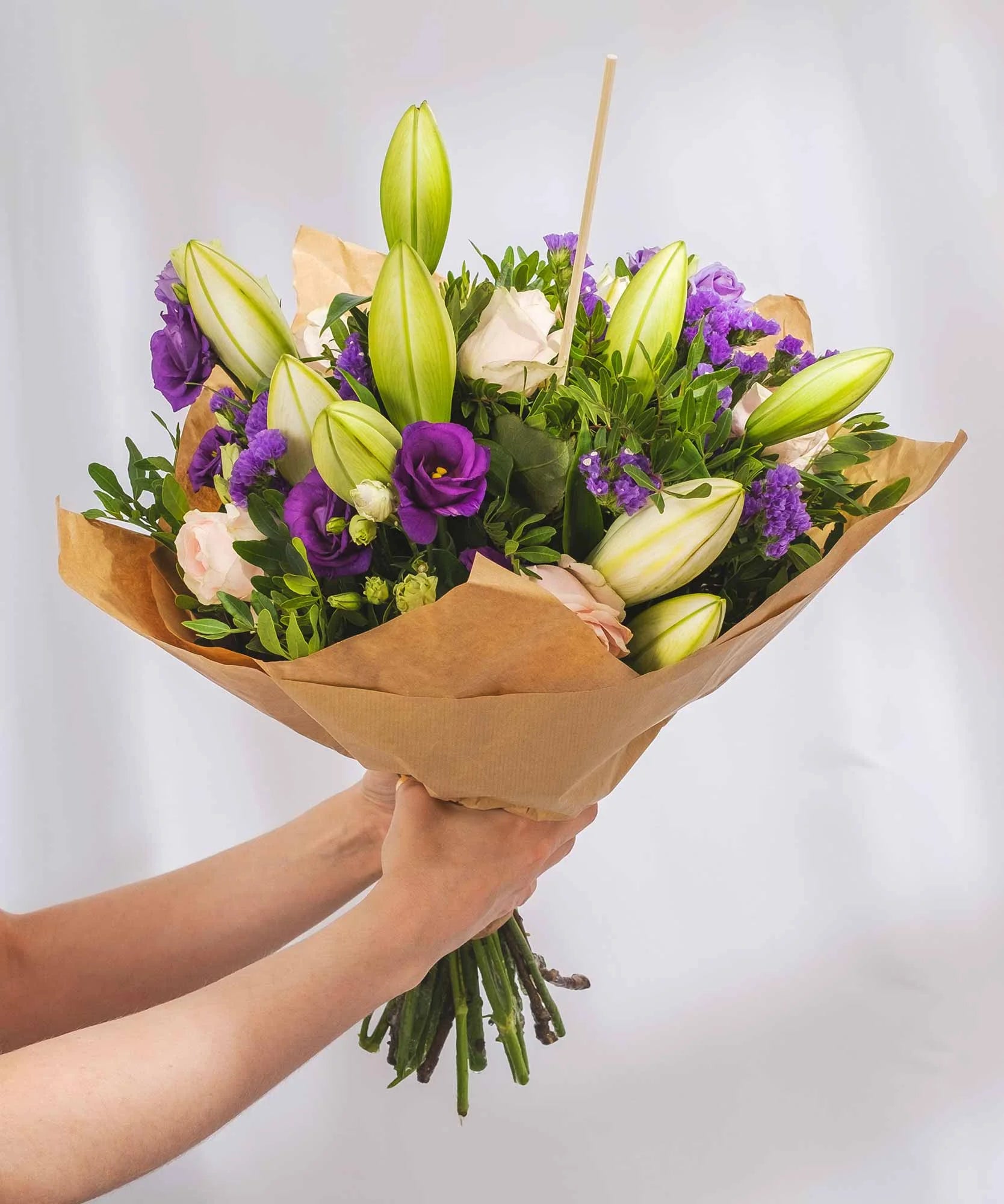 Purple Passion Hand Tied Bouquet Mixed Bouquet Gifts UK & London